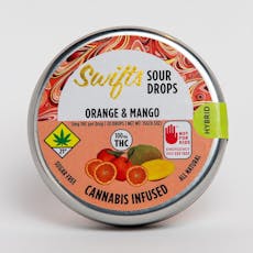 Orange Mango Sour Drops 100mg - Swifts