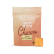 Curio Wellness: Chews | White Peach | 25mg | 10pk