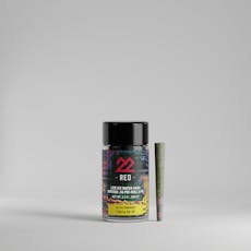 22Red - Cherry AK-47 Live Ice Water Hash Prerolls .5g 5pk Sativa
