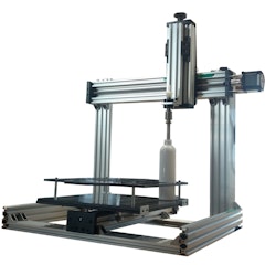 ROCKY MOUNTAIN PLC Services Label & Packaging Matrix Bottle Filler | 1 Pump / Nozzle | 12" x 12" Filling Area
