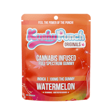 Kushy Punch Original Gummy - Indica/Watermelon (100mg)