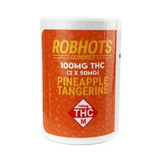Pineapple Tangerine (Hybrid) Gummies 2pk - 100mg