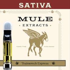 Trainwreck 1g Cured Resin Cartridge (Mule Extracts)