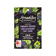 Sour Blackberry - Fruit Chews - 10mg (Smokiez)