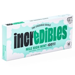 incredibles Edibles Chocolates incredibles - Mile High Mint - Chocolate - 100mg