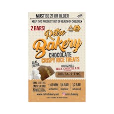 THC Chocolate Covered Rice Crispy Treats | 2 pack