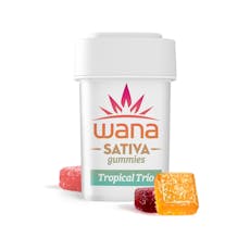 Wana - Gummies - Tropical Trio (S) 100mg (5mg X 20)