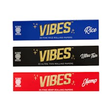 Vibes Papers - King Size Slim - Hemp (Red) - Rolling Papers