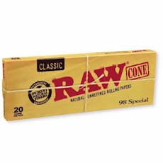 RAW - Classic Pre Roll Cones - King Size - 20pk