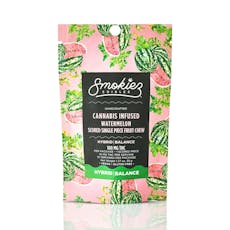 Smokiez Sweet Watermelon Fruit Chew Gummies 1pk 100mg