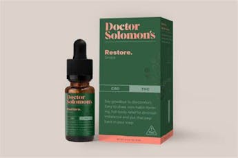 Dr. Solomon's Restore | Tincture 1:1 CBD:THC 100mg