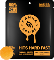 KANHA Sour Island Breeze Rosin Gummies 10pk 100mg