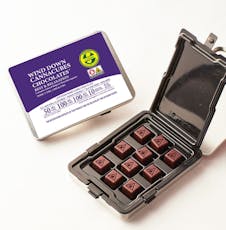 Wind Down Cannacubes 10mg, 10pk, Chocolate