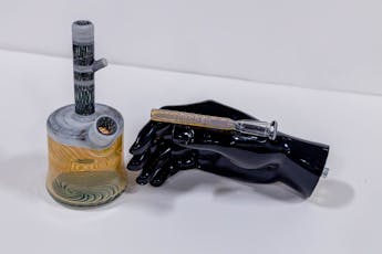 Witch DR FF730 J 10mm Betula Birch Ribbon Coil & Fume Bong Each