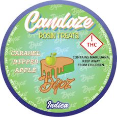 Caramel Green Apple 100 mg, Rosin Gummies