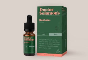 "Restore" 1:1 THC:CBD 100mg, Dropper