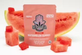 Hamsa Watermelon Zero Sugar Fast Acting Gummies 10mg | 10 pack