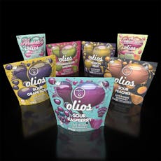 Sour Grape Soda 100 mg, Rosin Gummies