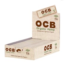 OCB Organic Hemp Papers 1 1/4 + Tips