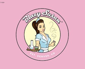 Blazy Susan Pink Cones Shortys Ultra Thin 53mm 12pk Rolling Papers Each