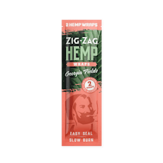 Zig Zag Hemp Wraps Georgia Fields Each, 2 pk