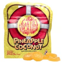 Vacation Pineapple Coconut | Hash Rosin Gummies – 20pk 20 Pack 100mg