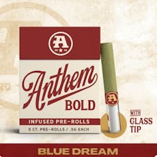 Anthem BOLD Blue Dream Infused Pre-Rolls 0.5g | 5 pack