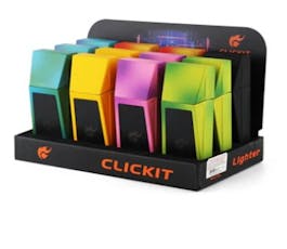 Clickit Cyber Torch Lighter w/ LED Display Each