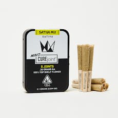 West Coast Cure Sativa Mix CUREjoint Mini 6 Pack Pre-Roll Pack 0.35g, 6 pack
