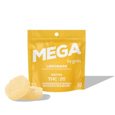Gron Mega | Lemonade Gummies 2pk 100mg