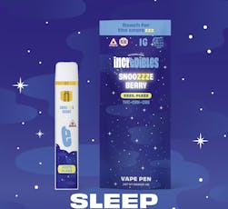 Incredibles Snoozzze Berry 14:1:1 THC:CBG:CBN Disposable 1g