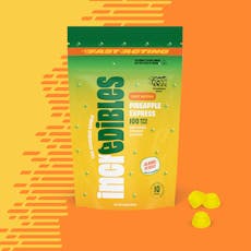 Pineapple Express Fast Acting 10pk 100mg, Gummies
