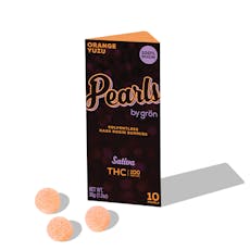 Orange Yuzu 10pk 100mg, Hash Rosin Gummies