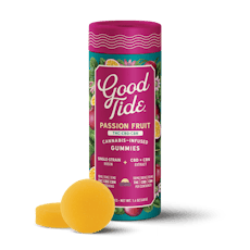 Good Tide 1:1:1 Passionfruit THC:CBD:CBN Gummy 100mg, 10pk