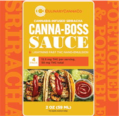 Culinary Cannabis Company Sriracha 50mg, 4pk