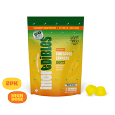Pineapple Express Fast Acting 2pk 100mg, Gummies
