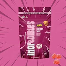 inc.edibles Fast Acting Sour Cherry Tart Gummies 20pk