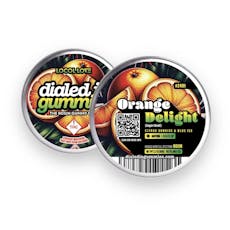 Orange Delight Batch: 2491 100 mg, Rosin Gummies