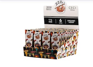 Zzz'S Rolling Paper Co. "Shroom Booties" 1 1/4 Cones Each