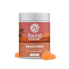 Peach RSO 20pk, Gummies