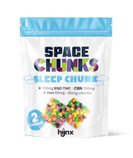 Hijnx 1:1 Sleep Chunks RSO Gummy 100mg, 2pk