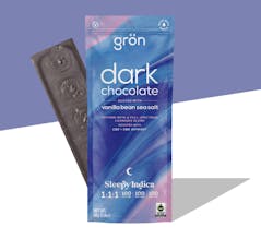 Dark Chocolate 1:1:1 CBN:CBD:THC w/ Vanilla Bean Sea Salt 10mg | 10 pack, Chocolate Bar