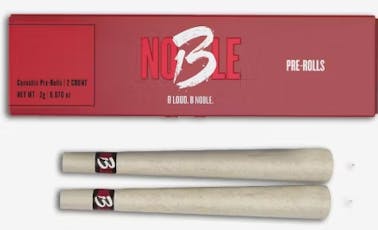 B Noble Singapore Sling Pre-roll Pack 2g, 2pk