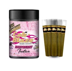 Cali Blaze Raspberry Liquid Diamond Blunts | 5 Pack 5 Pack