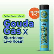 North Lake Supply Gouda Gas x Slurricane Rosin Infused Pre-Roll 0.5g | 2 pack