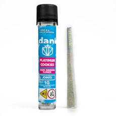 Dank Platinum Cookies Non Infused Pre-Roll 1 G