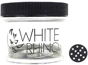 White Rhino Honeycomb Glass Screen Paraphernalia 1 unit