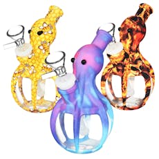 AFG Distribution Guardian Octopus Silicone & Glass Waterpipe Each