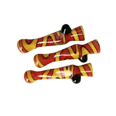 Simple Simple Maroon & Gold Wig Wag Pinchie EACH