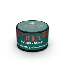 Green Dot Red Rose Live Badder 1 g